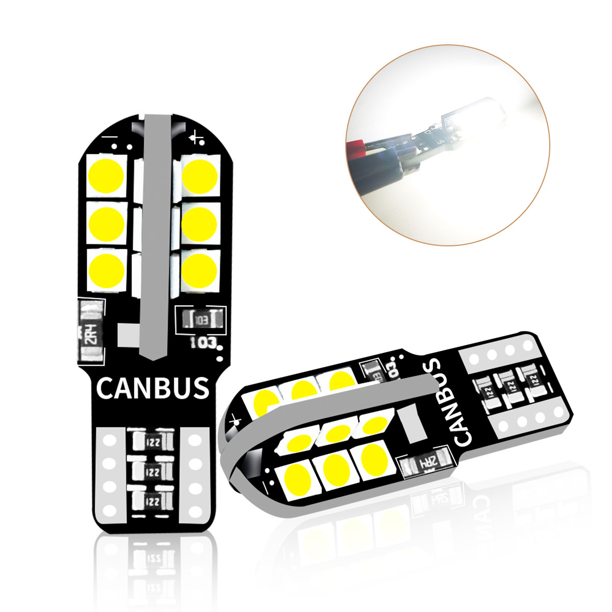 Colour Changing Bulb - Bombillas de señal de coche w5w