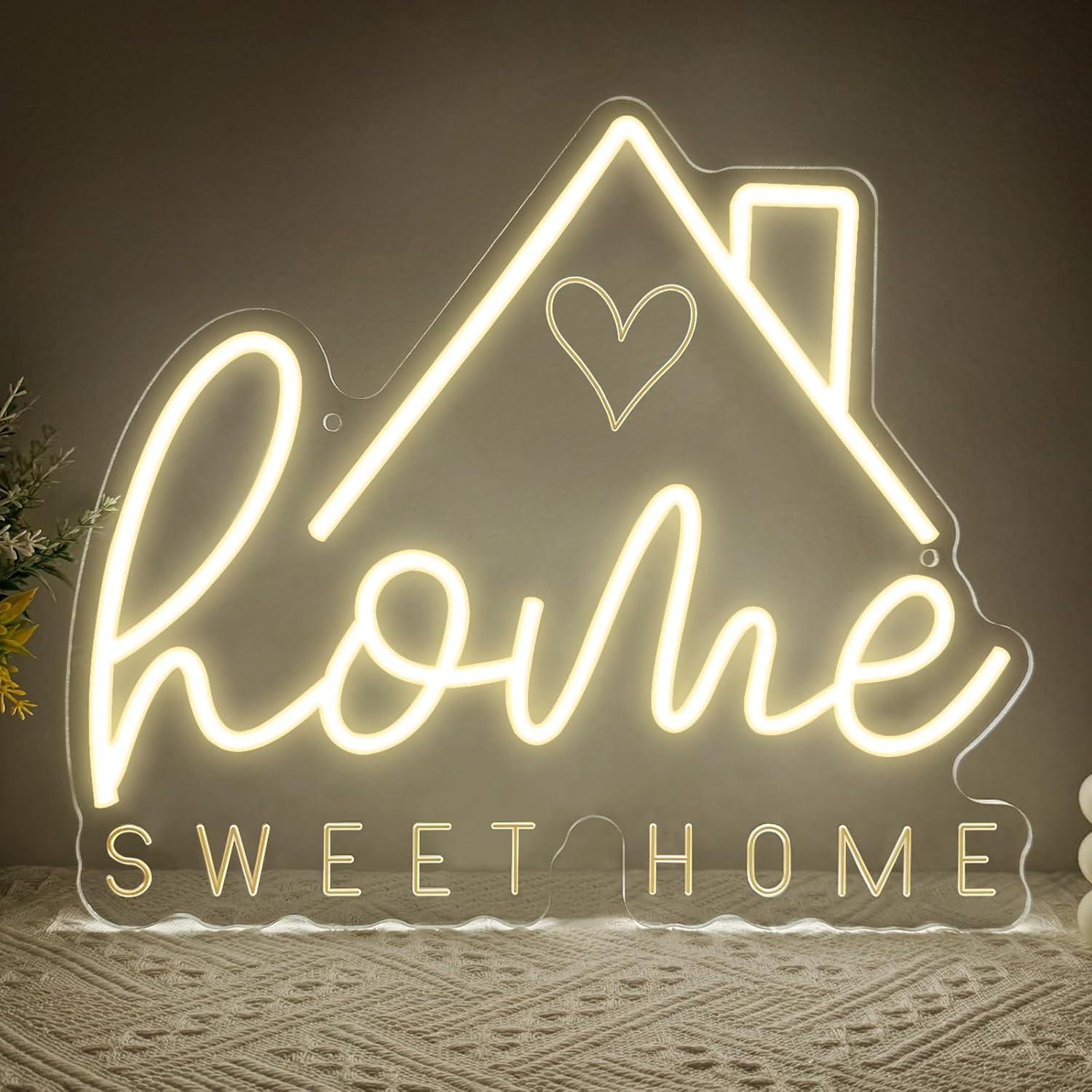 Lighting Decor Home - Letrero Luminoso LED USB Regulable con