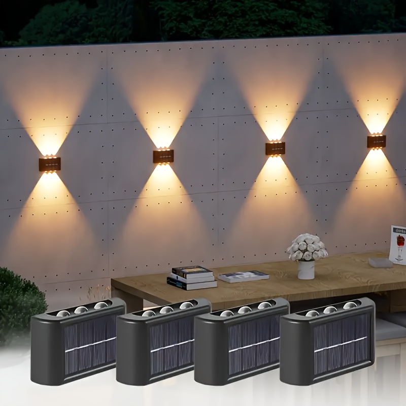 Decor Lighting Lamps - Lámpara Solar LED para Exteriores, Impermeable,