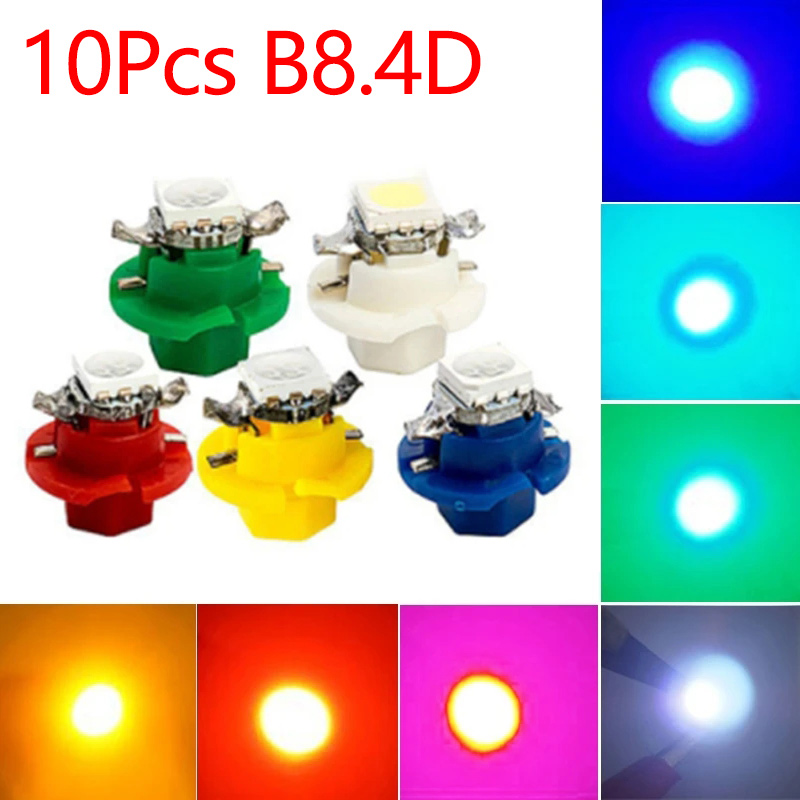 Colour Changing Bulb - 10 Uds 12V 7 colores B8.4