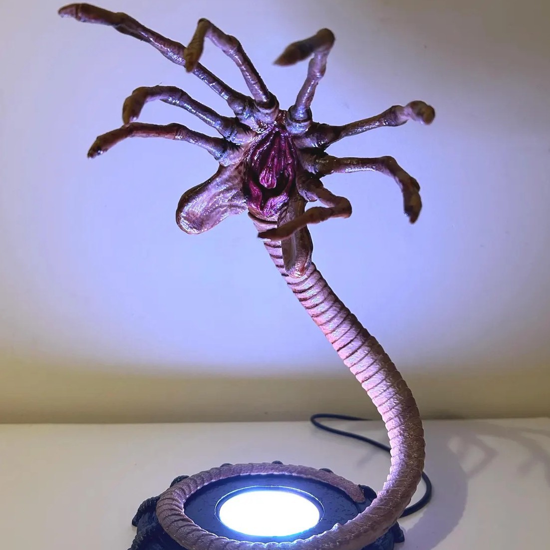 Lighting Decor Home - Lámpara Alien Facehugger, Luz Nocturna, Decoración