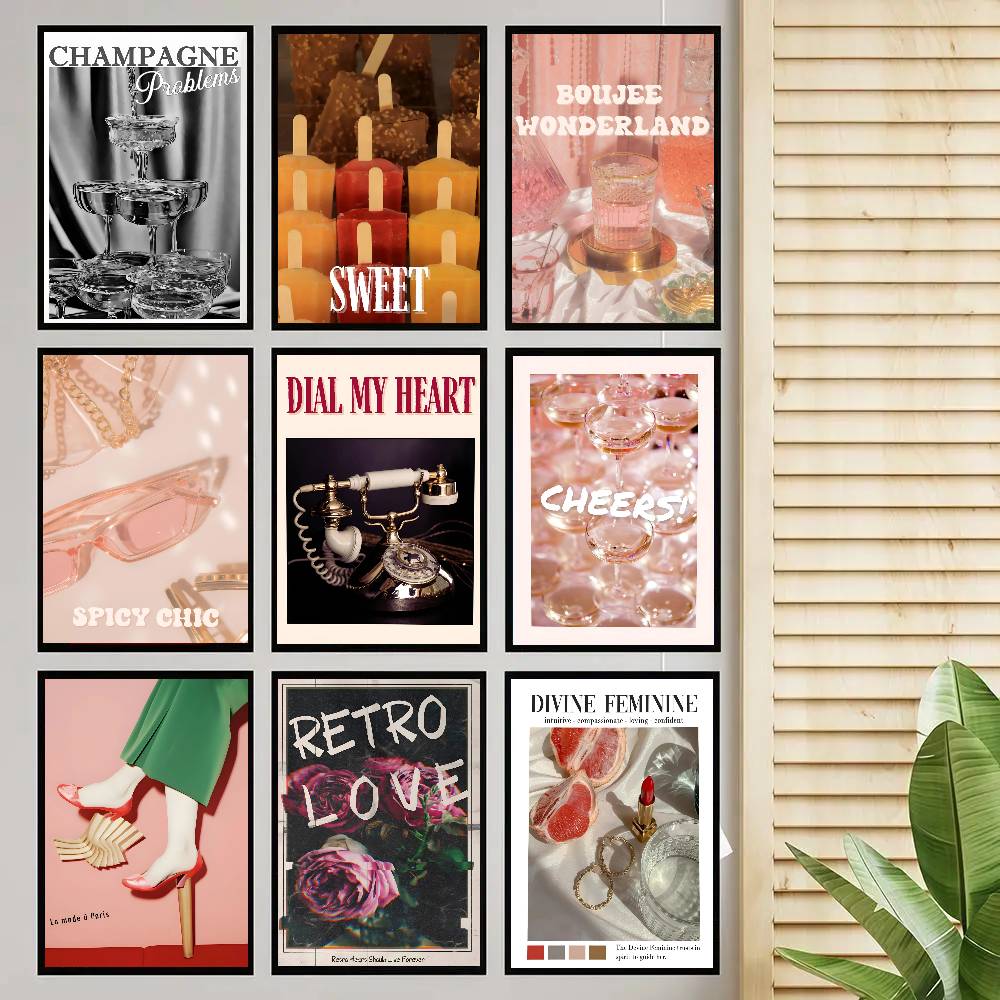 Lighting And Decor Magazine - Póster Moderno de Moda para Fiestas