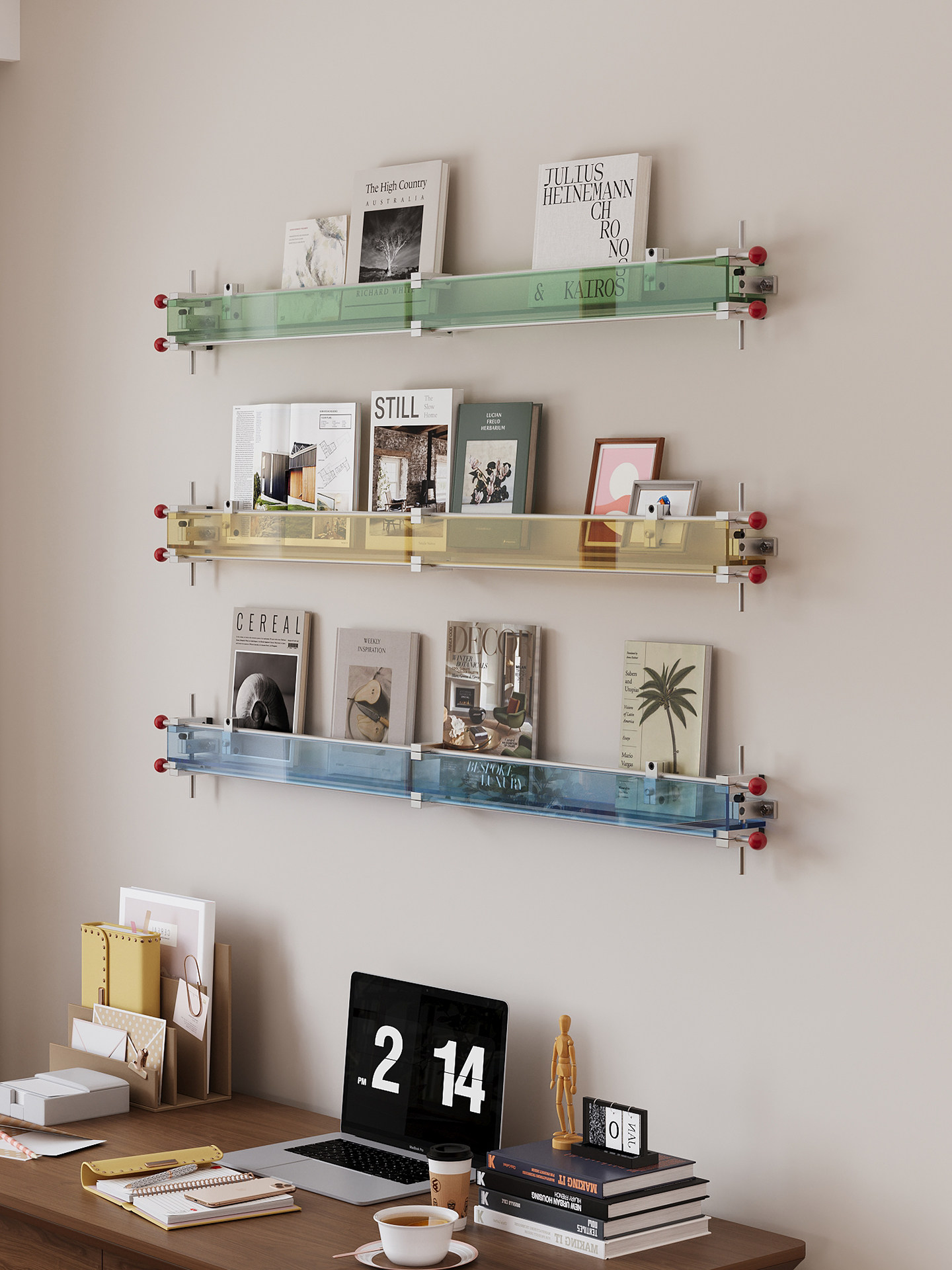 Estante de pared acrílico Ligh - Lighting And Decor Magazine reseña y precio