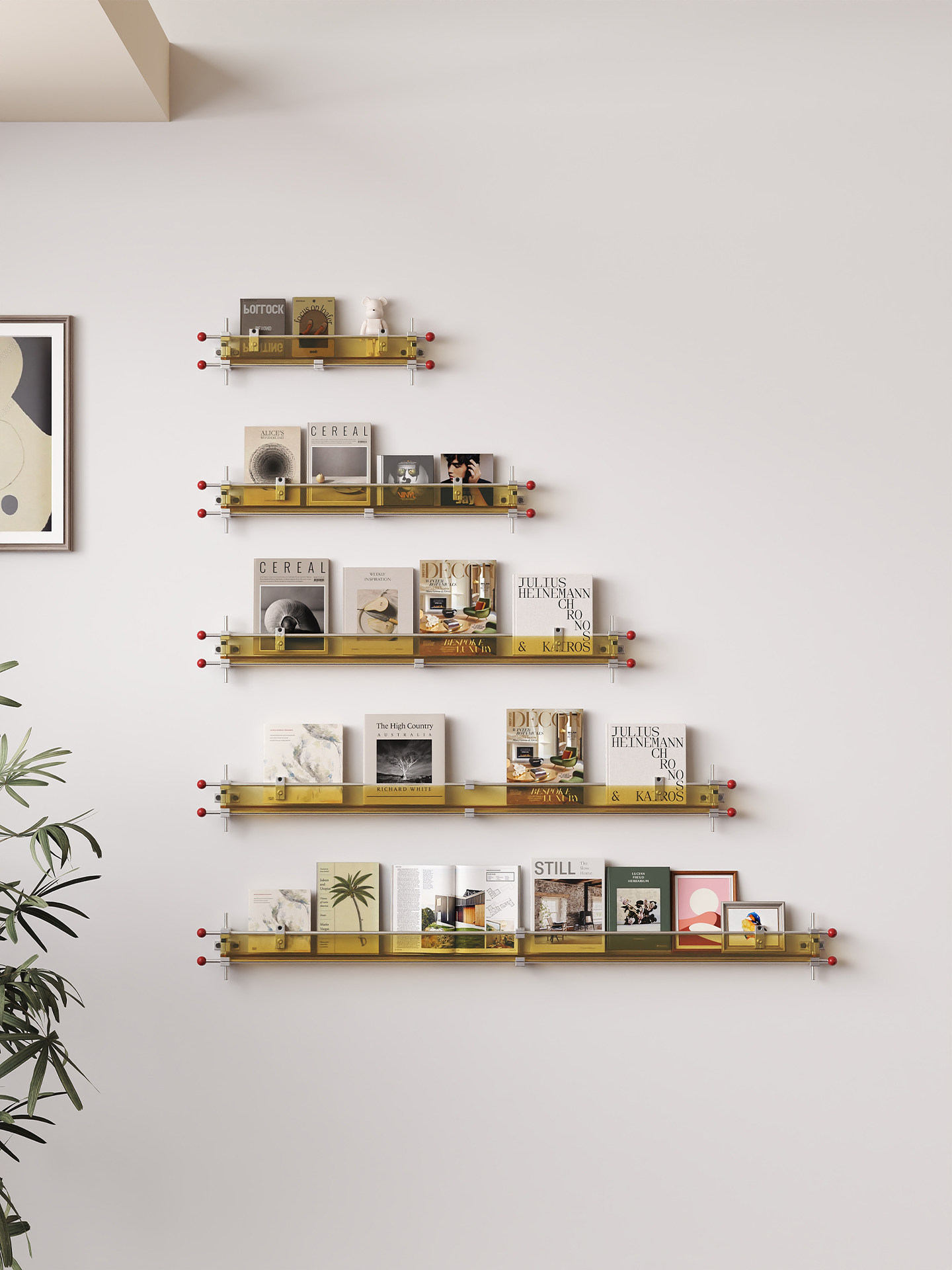 Estante de pared acrílico Ligh - Lighting And Decor Magazine reseña y precio