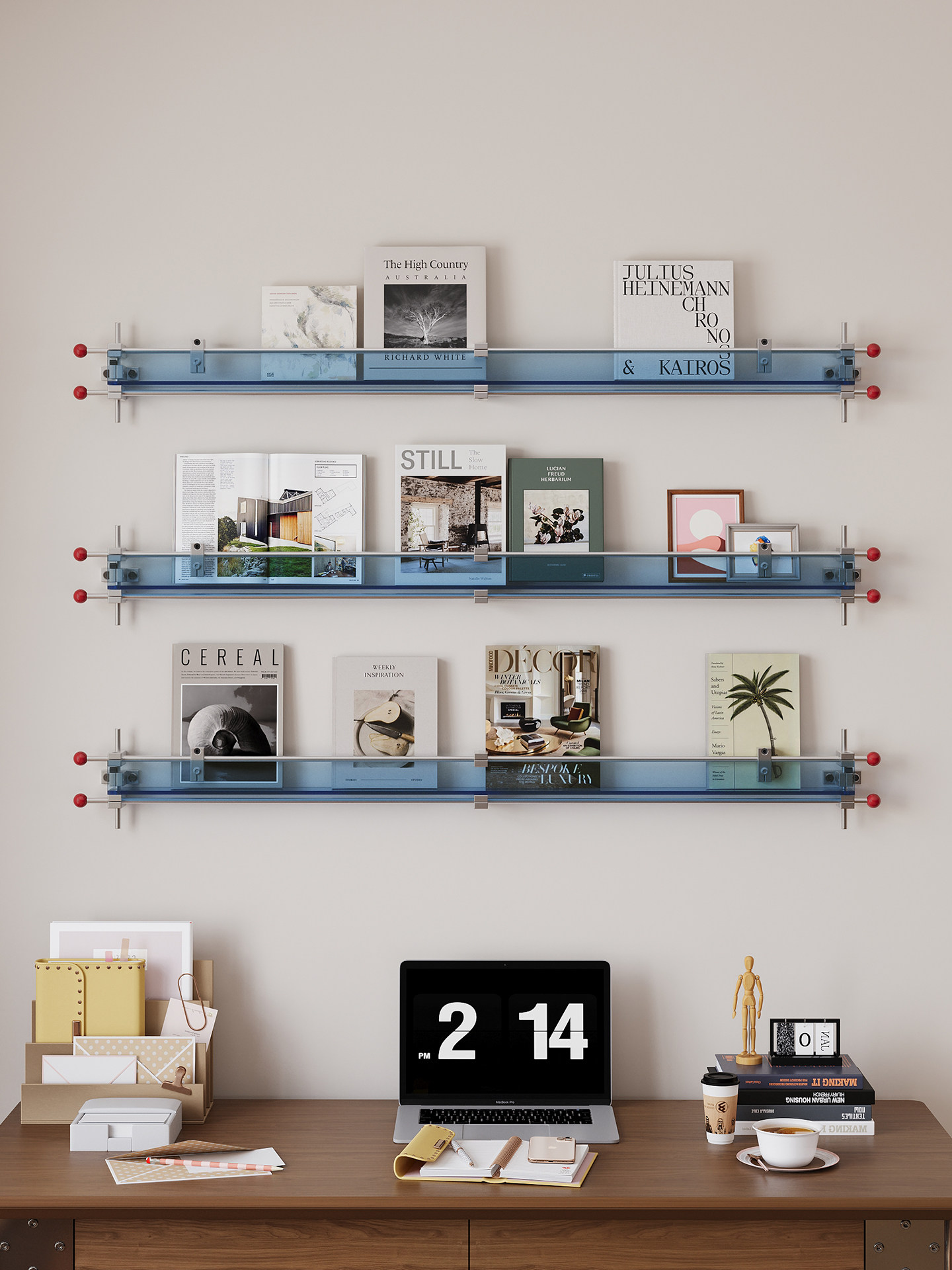Estante de pared acrílico Ligh - Lighting And Decor Magazine reseña y precio
