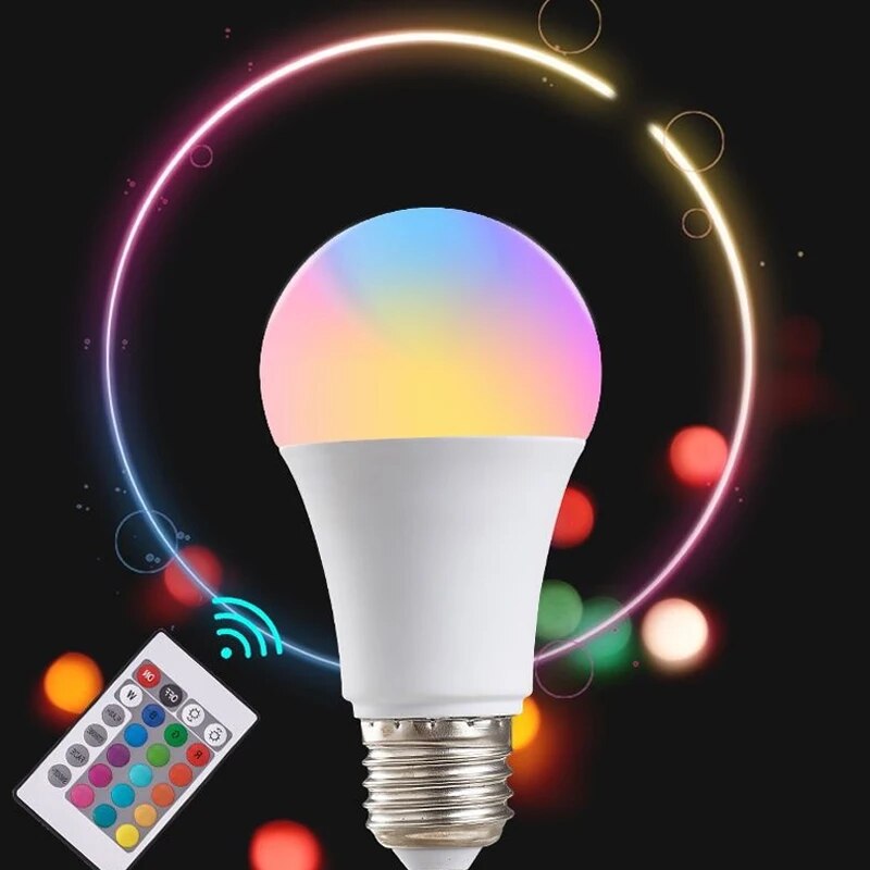 Bombilla LED RGB de 16 colores - Colour Changing Bulb reseña y precio