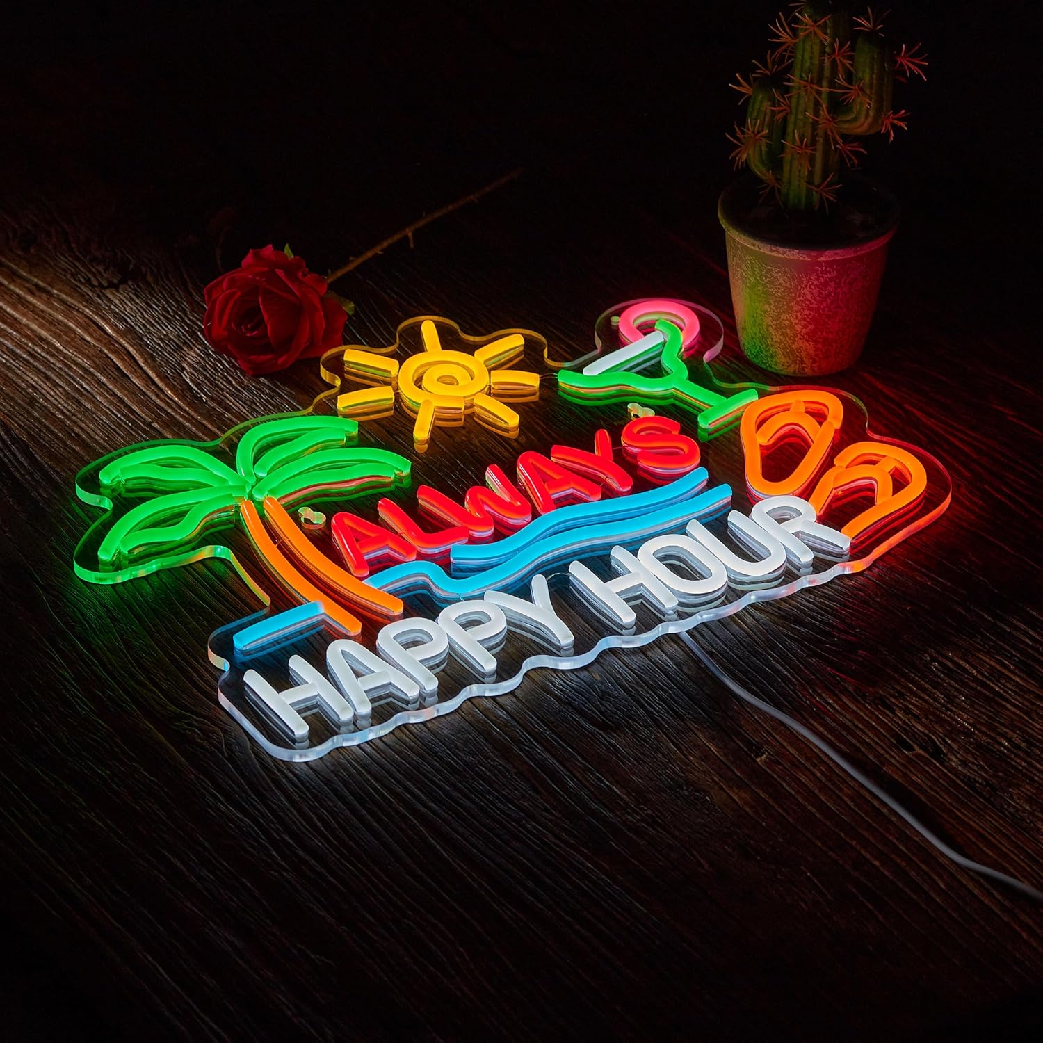 Letrero de Neón LED USB Regula - Lighting Decor Home reseña y precio