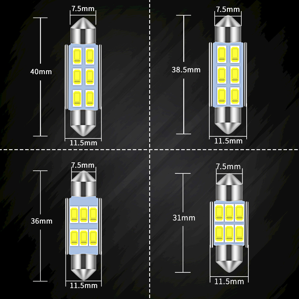 4 Uds C5W Led Festoon-31mm 36m - Colour Changing Bulb reseña y precio