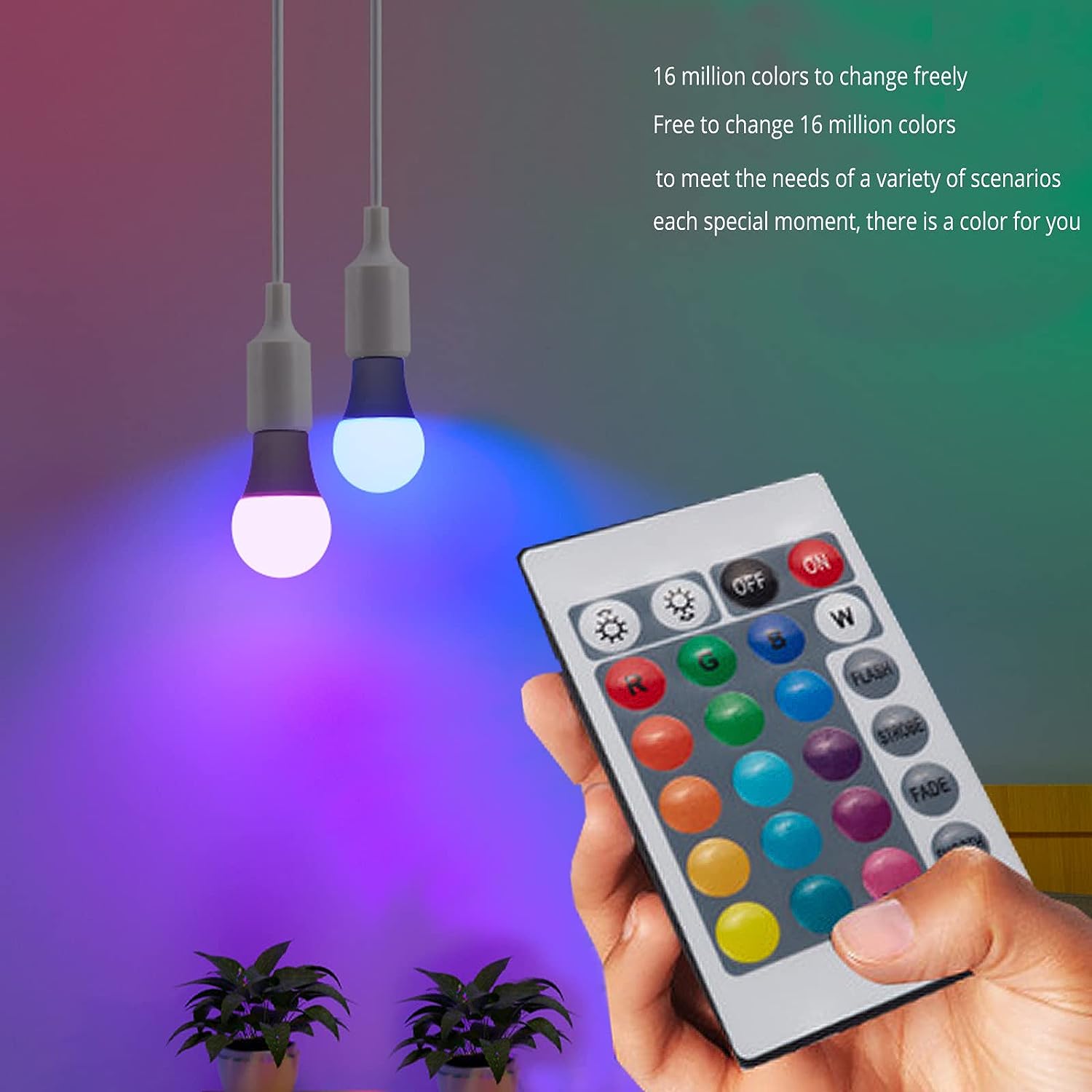 Bombilla LED RGB E27 220V de 1 - Colour Changing Bulb reseña y precio