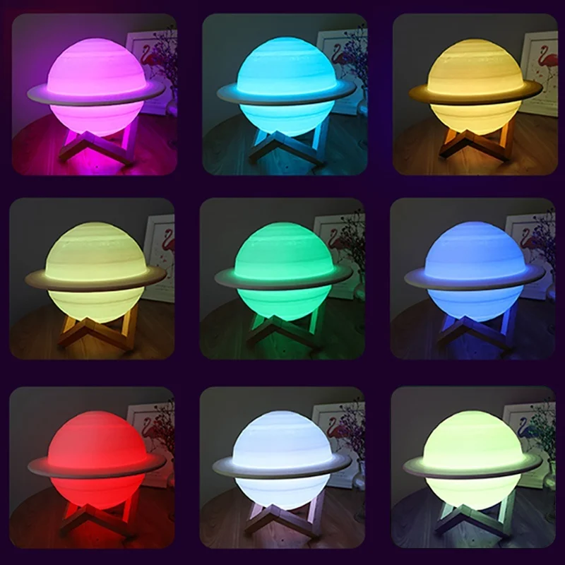 Luz LED nocturna con estampado - Colour Changing Bulb reseña y precio