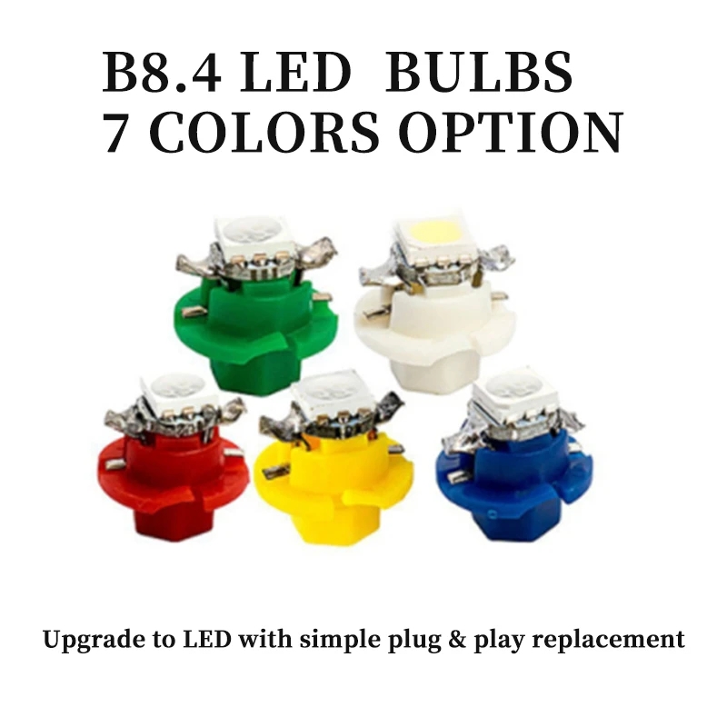 10 Uds 12V 7 colores B8.4 nuev - Colour Changing Bulb reseña y precio