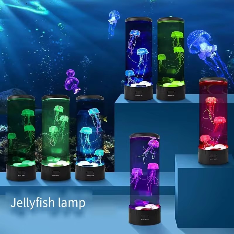 Lámpara de Lava de medusas, lu - Lava Lamp Desktop reseña y precio