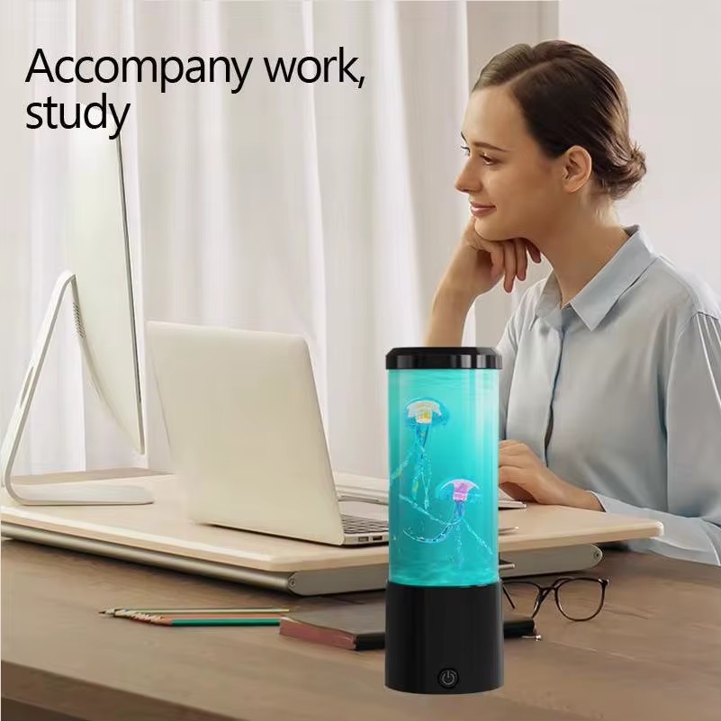 Lámpara de Lava de medusas, lu - Lava Lamp Desktop reseña y precio