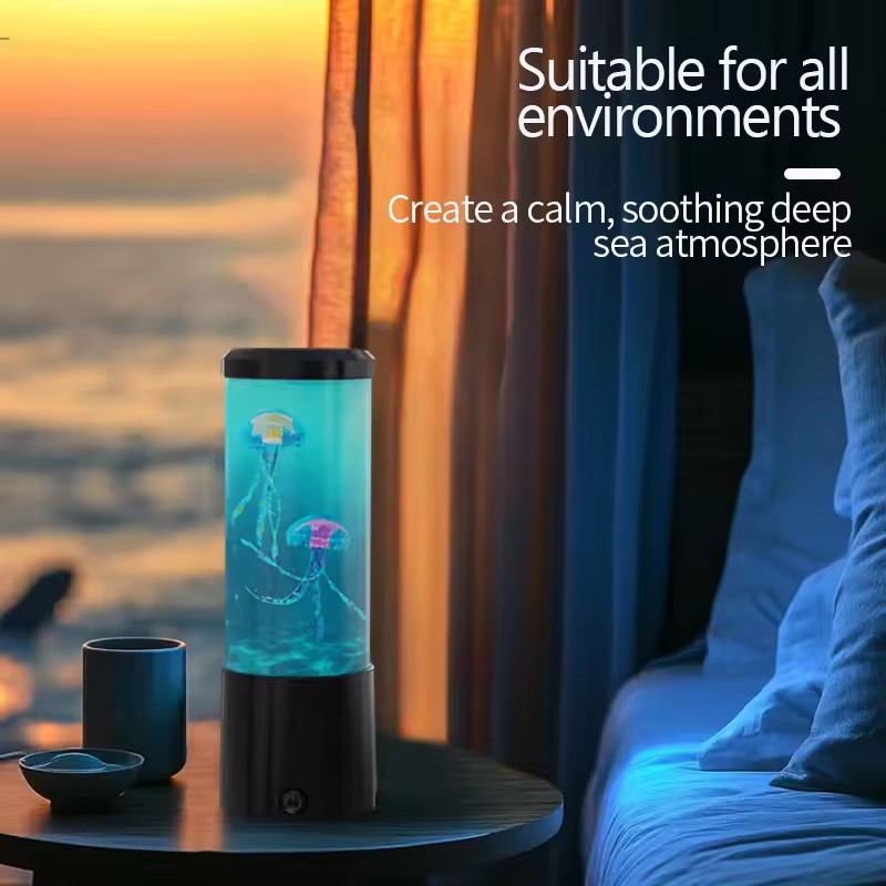 Lámpara de Lava de medusas, lu - Lava Lamp Desktop reseña y precio
