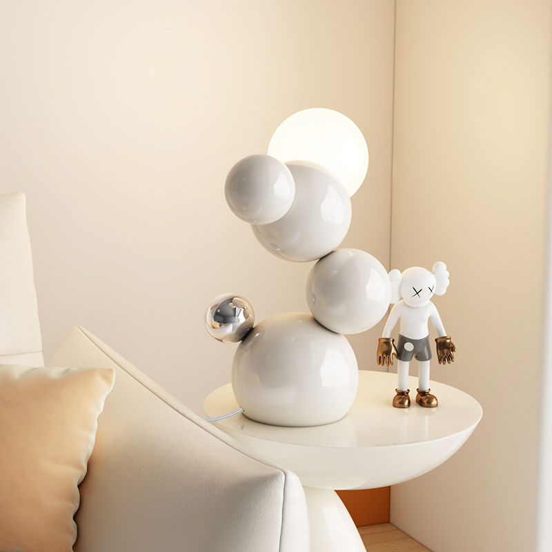Lámpara de mesa de hierro camb - Decor Lighting Uk reseña y precio