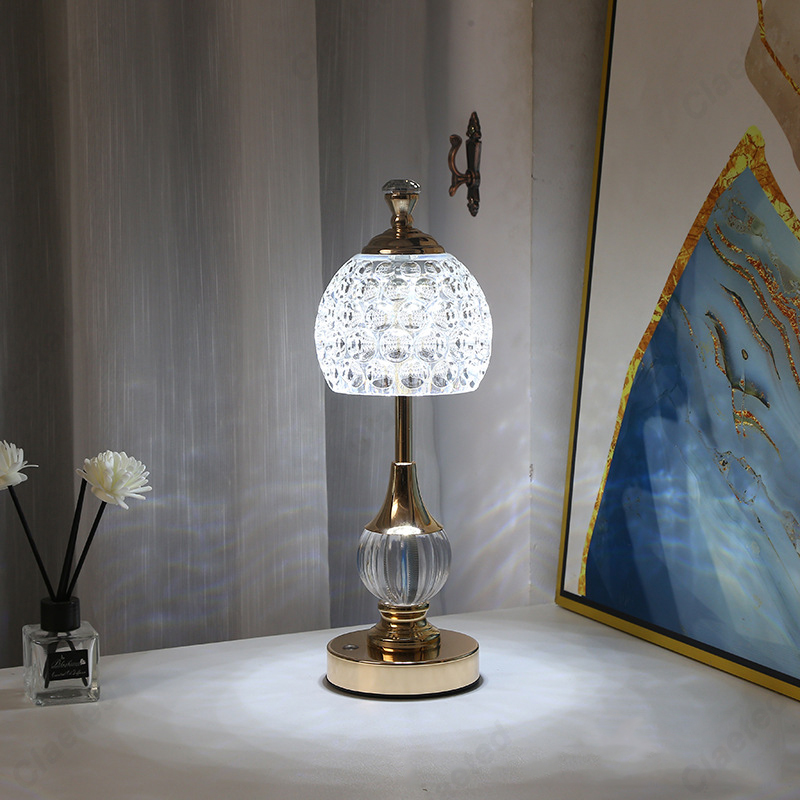 Lámpara de mesa acrílica de cr - Decor Lighting Uk reseña y precio