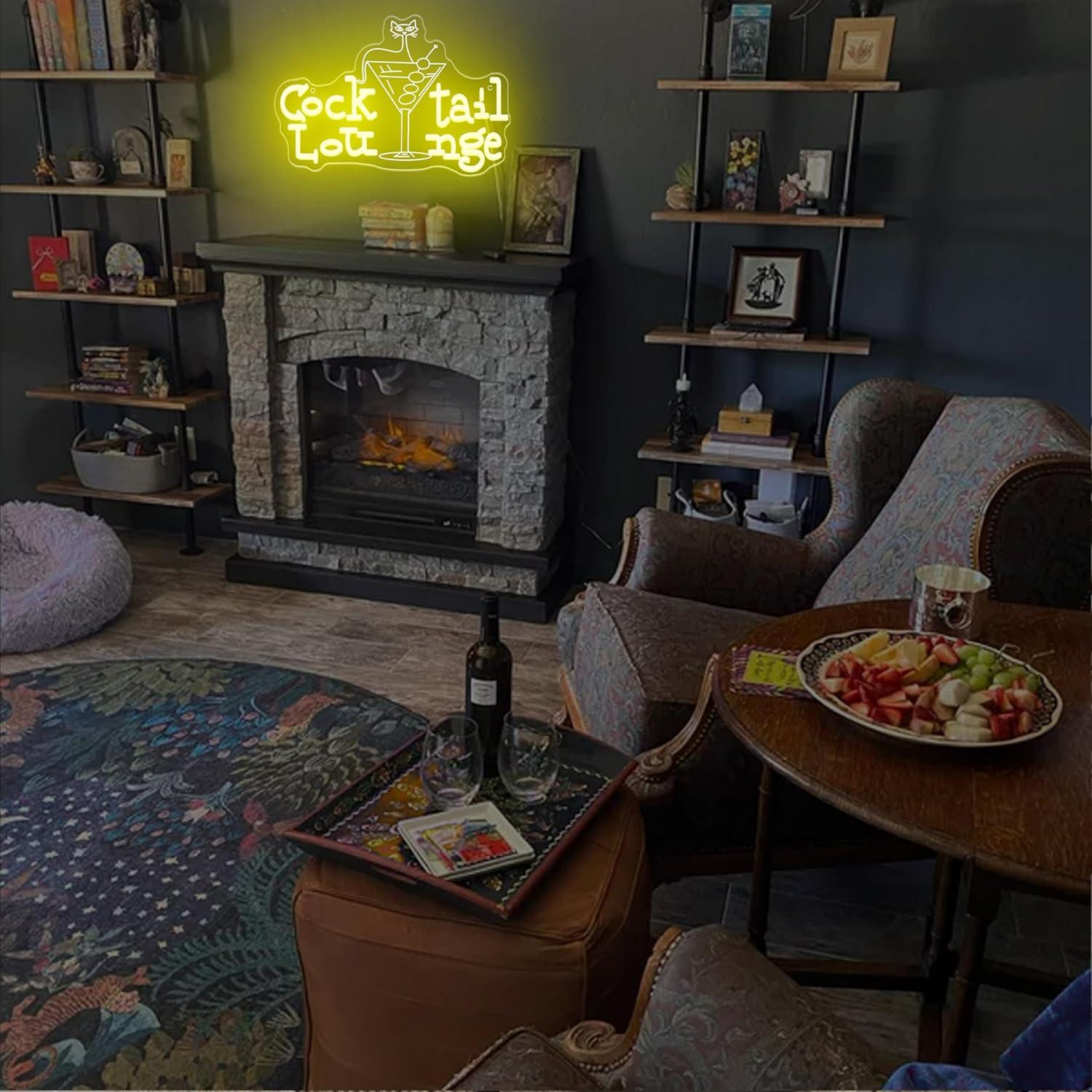 Letrero de Neón para Bar, Luz  - Lighting Decor Home reseña y precio